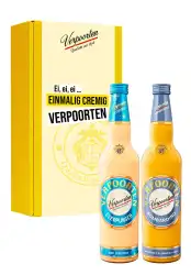 Artikelbild des Artikels “Geschenkset mit 0,7 L VERPOORTEN EIERPUNSCH 11 %vol & 0,7 L VERPOORTEN BOMBARDINO 17 %vol “