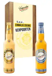 Artikelbild des Artikels “Geschenkset mit 0,7 L VERPOORTEN ORIGINAL Eierlikör 20 %vol & 0,7 L VERPOORTEN BOMBARDINO 17 %vol “