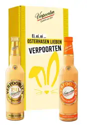 Artikelbild des Artikels “Geschenkset mit 0,7 L VERPOORTEN ORIGINAL Eierlikör 20 %vol & 0,7 L VERPOORTEN PFIRSICH-MARACUJA Eierlikör 17 %vol “
