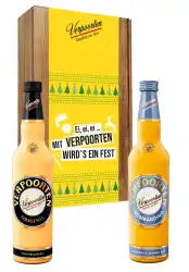 Artikelbild des Artikels “Geschenkset mit 0,7 L VERPOORTEN ORIGINAL Eierlikör 20 %vol & 0,7 L VERPOORTEN BOMBARDINO 17 %vol “