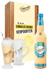 Artikelbild des Artikels “Geschenkset bestehend aus 0,7 L VERPOORTEN EIERPUNSCH 11 %vol & 2 exklusiven VERPOORTEN Punsch-Tassen “