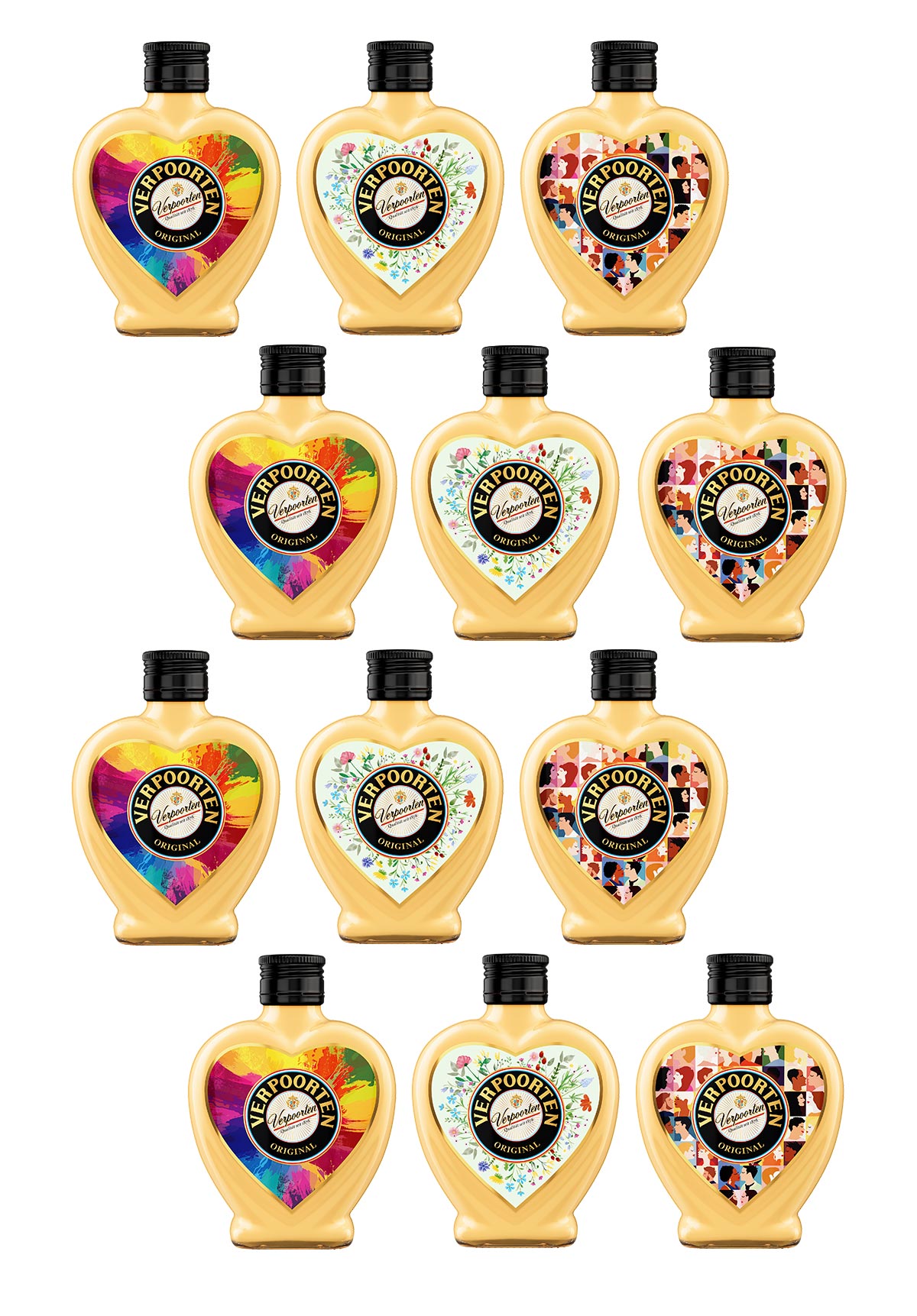  Artikelbild 1 des Artikels “12 x 0,2 L Herzflasche VERPOORTEN ORIGINAL Eierlikör 20 %vol “