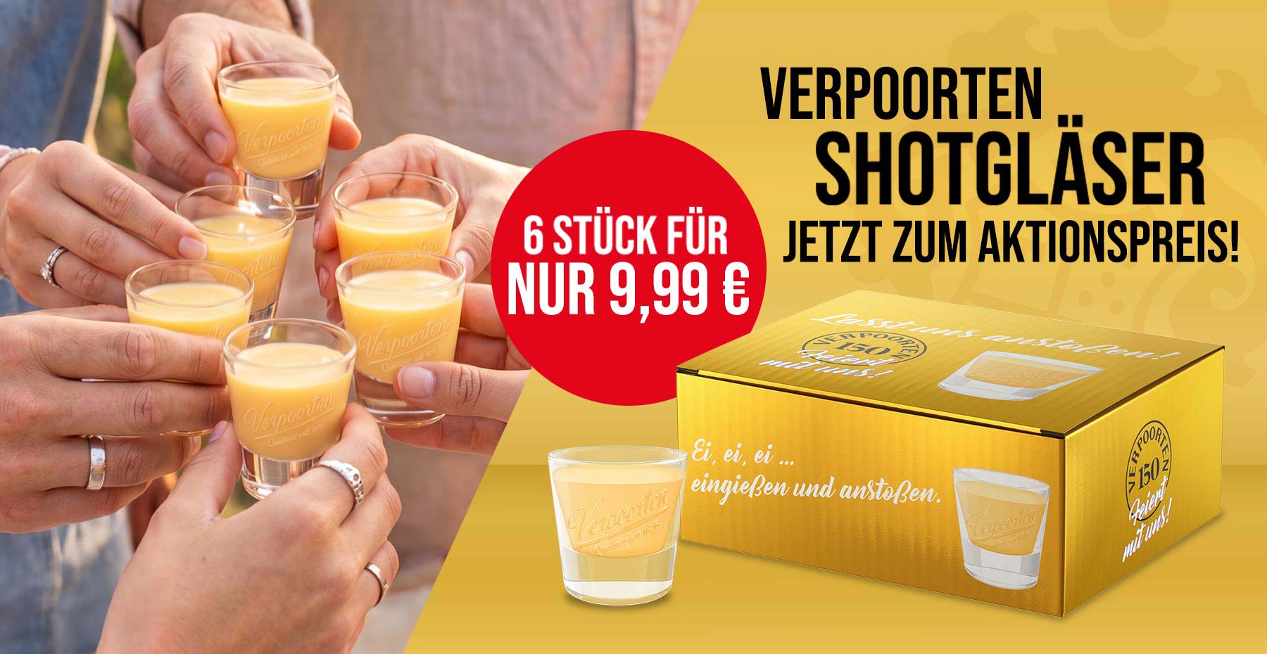 VERPOORTEN SHOTGLÄSER - Jetzt zum Aktionspreis